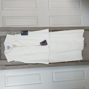 White dressy skirt tank combo